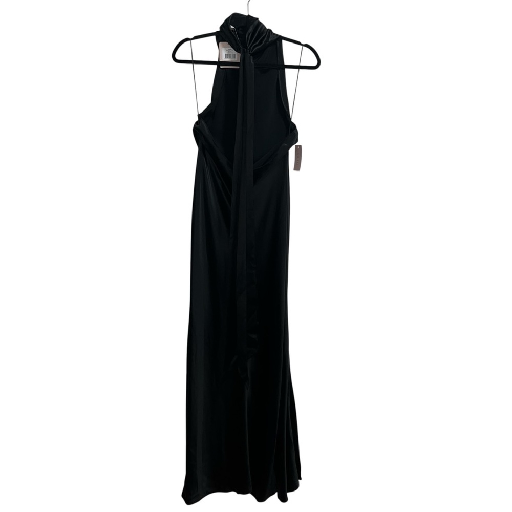 NEW NWT Sau Lee X Revolve Penelope Maxi Gown In Black - Picture 7 of 13